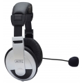 DIGITUS Stereo Multimedia Headset schwarz / silber