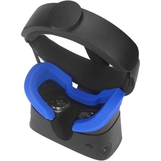 LICHIFIT Weiche Silikon-Augenmaskenabdeckung Atmungsaktives, lichtblockierendes Augenabdeckungspad für Oculus Rift S VR-Headset-