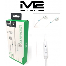 More about M2-Tec Stereo Kopfhörer 3,5 mm mit Mikrofon/Fernbedienung in weiß optimaler Klang