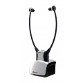 Geemarc Zusatzkopfhörer CL7350 verstärkter Funk-Fernsehkopfhörer mit Mikrofon + 1 Ladestation (bis zu 125 dB) - Ton- und Balance