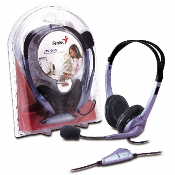 Genius HS-04S Kopfhörer mit Noise-canceling Mikrofon