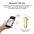 Bluetooth Headset Handy Ultraleichte kabellose In Ear Bluetooth Headset mit Stereo-Sound Freisprecheinrichtung für iPhone, iPad,