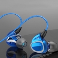 3,5-mm-Dual-Moving-Coil-In-Ear-Bass-HiFi-Kopfhoerer-Headset fuer Telefon-Laptop Weiss