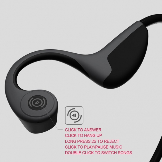 S.Wear Z8 Bone Conduction Kopfhörer Wireless Bluetooth 5.0 Kopfhörer Outdoor Sports Headset Stereo CSR8635 Freisprecheinrichtung
