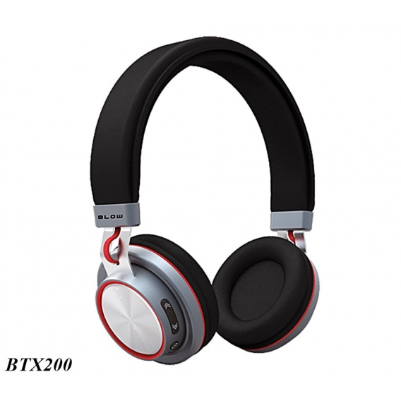 Blow BTX200 Bluetooth Kopfhörer Silber OverEar kabellos bis 10mtr. inkl. Akku