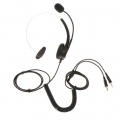 Büro Office Telefon Headset Kopfhörer 3.5m Klinke Over-Ear Headset Noisce Cancelling Ohrhörer für mesiten Telefonen im Call-Cent