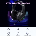 Ajazz AX365 7.1-Kanal-Surround-Gaming-Headset Geraeuschunterdrueckung Versenkbare MIC-Kopfhoerer Kopfhoerer Weiche Ohrmuscheln 5