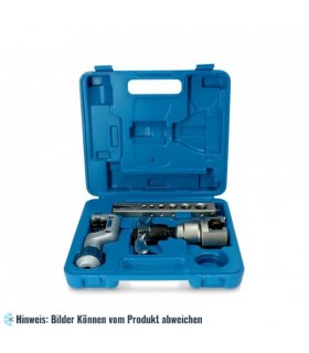 Exzentrisches Bördelgerät mit Ratsche und Rohrschneider im Koffer, zollig, R410A VFT-809-IS