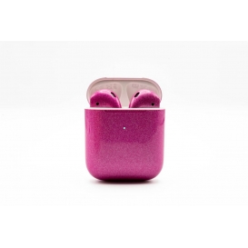 More about Apple AirPods 2. Generation mit kabellosem Ladecase wireless Custom Pink Glitter