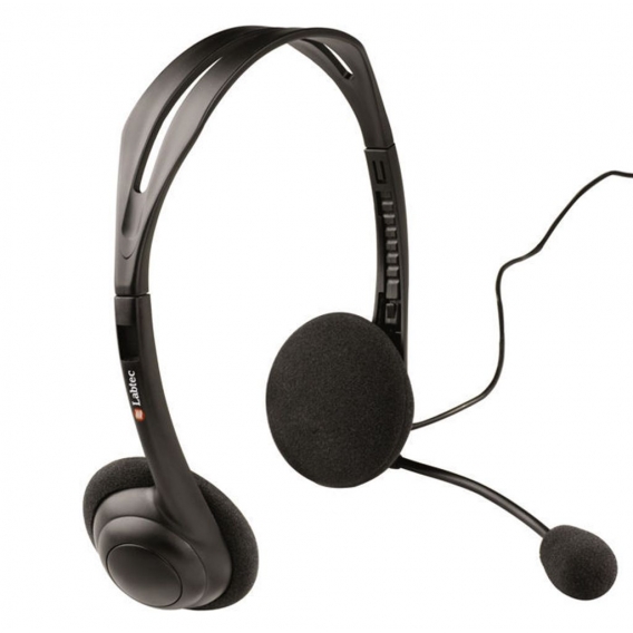 Labtec Stereo 242 Headset, verkabelt, 2.4 m, 20 - 20000 Hz, 680 Ohm, 3.5 mm, 100 - 16000 Hz