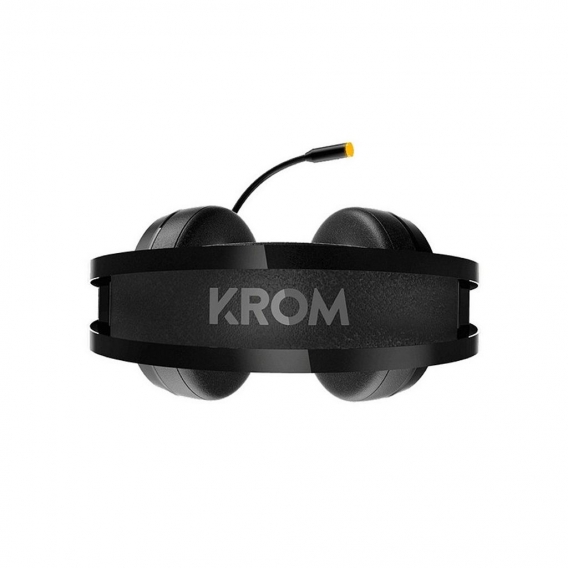 Gaming-Kopfhörer mit Mikrofon Krom Kayle USB Schwarz Orange
