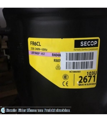 Kompressor Danfoss Secop FR6CLX, LBP/MBP - R404A, R507, 220-240V, 50Hz, 103U2671 - nicht lieferbar, ersetzt durch Nachfolger