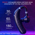 FC1 Business Bluetooth 5.0 Headset Drahtlose Kopfhörer Ohrbügel Kopfhörer Noise Cancelling Freisprechen mit Mic Voice Broadcast[