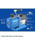 2-stufige Vakuumpumpe VRP-8DI, 227 l/min, Smart Control, Vakuumanzeige, automatisches Steuerventil (Magnetventilfunktion) für R3