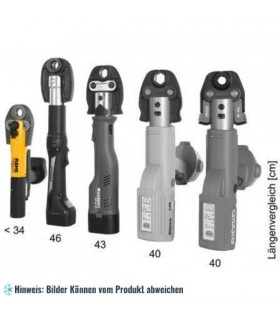 REMS Radialpresse PRESSZANGEN MINI SET BMP 1/4-3/8-1/2-5/8" L-BOXX