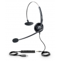 Yealink YHS33-USB - Kopfhörer - Kopfband - Büro/Callcenter - Schwarz - Binaural - Knopf