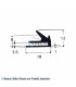EPDM-Gummidichtungsprofil schwarz 1 m (18x12) - nicht lieferbar