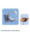Kunststoff Bügel 1/4" - 3/8", M8/M10 - "QPH1" (10 Stk.)