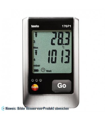 testo 176 P1 Druck-, Temperatur- und Feuchtedatenlogger, 5-Kanal (intern & extern), 0572 1767