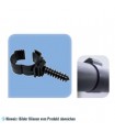 Kunststoff Bügel 30 - 34 mm, 1.1/4"- direkte Befestigung (7 Stk.)