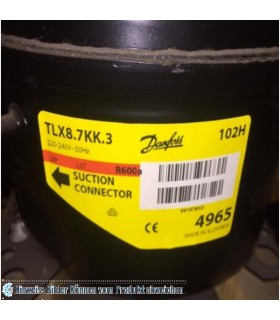 Kompressor Danfoss Secop TLX8.7KK.3, LBP - R600a, 220-240V, 50Hz, 102H4965 - nicht lieferbar, ersetzt durch Nachfolger