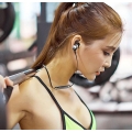 Neuer Sport-Bluetooth-Kopfhörer-Stereokopfhörer des Nackenbands mit Mic Dual Earbuds For Mobile Phone