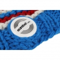 Earebel Handmade Strickmütze Beanie Kopfhörer Stereo  blau - neu