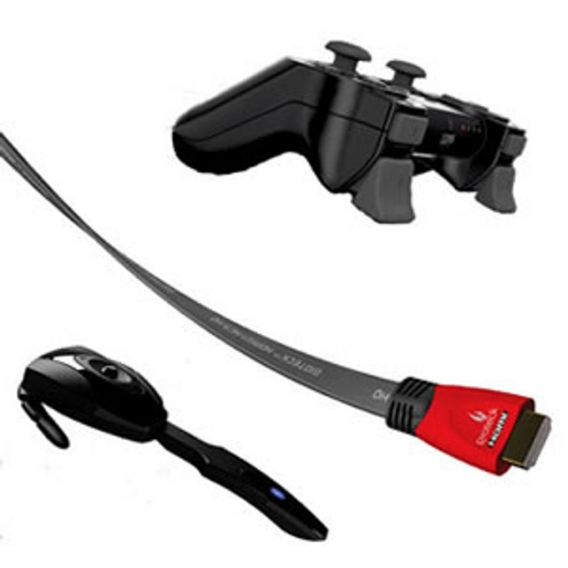 Gioteck - Online Essentials Pack - EX-01, HDMI-Kabel und RealTriggers (PS3)