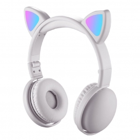 More about LED Katze Ohr Kopfh?rer RGB Farbe Bluetooth 5.0 Headsets Noise Cancelling Faltbare Erwachsene Kinder Kopfh?rer mit Mikrofon