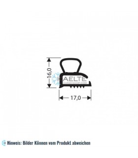 More about Flachprofil PVC grau 1 m (16x17)