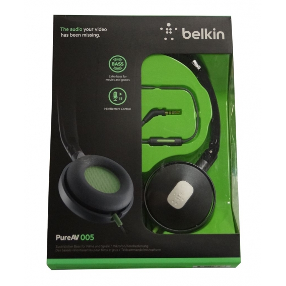 Belkin On-Ear Kopfhörer PureAV 005, schwarz