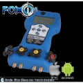 Digitale 4-Wege Monteurhilfe in Koffer Wigam FOX-ONE-100/SC inkl. Kältemittelwaage, Zangen-Amperemeter