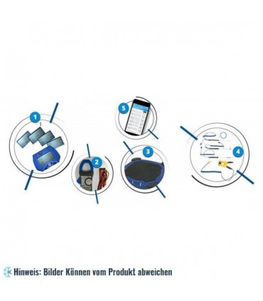 Digitale 4-Wege Monteurhilfe in Koffer Wigam FOX-ONE-100/SC inkl. Kältemittelwaage, Zangen-Amperemeter