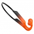 Luftleitungs-Bluetooth-Headset, wasserdichter kabelloser Kopfhörer zum Fahren im Freien , Orangefarbener Farbverlauf Farbe Orang