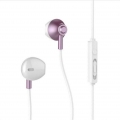 Remax RM-711 Earbuds Kopfhörer Ohrhörer mit Fernbedienung und Mikrofon rosa
