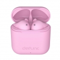 Defunc IPX4 Bluetooth Kopfhörer mit Berührungssteuerung und Ladebox – Rosa