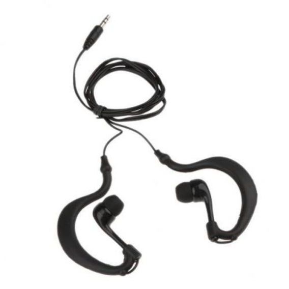 20 X 3,5 Mm Ohrhaken Sport Wasserdichter Kopfhörer Für IPod MP3 Player Schwarz
