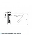 EPDM-Gummidichtung schwarz für Kufe 2320 1m (38x10)
