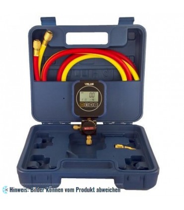 Digitale Monteurhilfe + 2 Schläuche in Koffer VRM1-0101I für R32, 1234yf, R290, R410A, R134a, R404A, R407C, R507