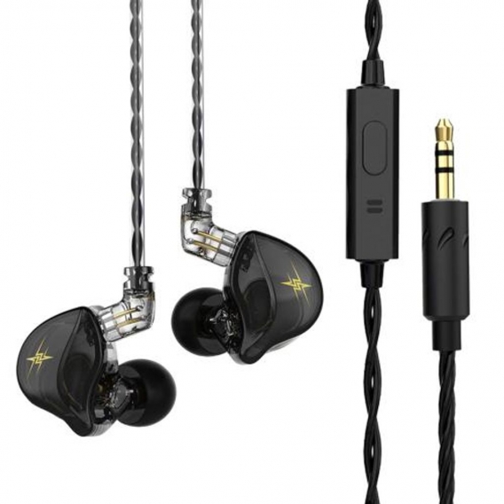 ZXT Kabelgebundener Ohrhörer-Kopfhörer, in-Ear-Geräuschunterdrückung, hochauflösendes 3,5-mm-Port-Sport-Headset für Laufsportübu