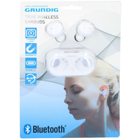 Bluetooth-Kopfhörer schwarz oder weiß Wireless Earbuds kabellos Ohrhörer , Farbe:weiss