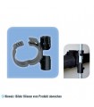 Kunststoff Rohrschelle 1.1/2", M8 (7 Stk.)