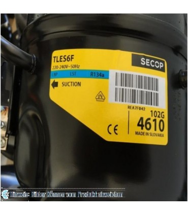 Kompressor Danfoss Secop TLES6F, LBP - R134a, 220-240V, 50Hz, 102G4610 - nicht lieferbar, ersetzt durch Nachfolger