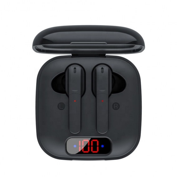 Kabelloser Bluetooth-Kopfhörer AlianX E8, Stereo-Sound, Bluetooth 5.0, Touch Control, Schwarz