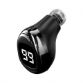 Mini Single Ear Earbud Bluetooth Sweatproof LED Battery Display Freisprechkopfhörer für Handys Business Sport 30H Music Noise Re