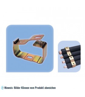 Metall Rohrschelle 80x46 mm- 5/8"-1.1/8", direkte Befestigung (7 Stk.)