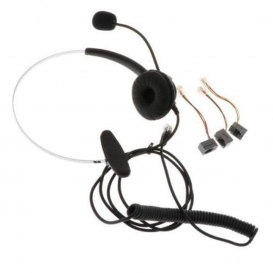 More about 4x monaurales Handy-Headset mit RJ9-Kabel-Headset mit Mikrofon-Geräuschunterdrückung
