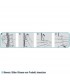 Dreifache Rohrhalterung Metall 3/8" 5/8" 3/4" - 1/2" 3/4" 1", M8/M10 (Set aus 5 Stk.)