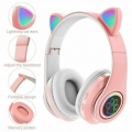 2 Stück Universal Cat Ear Wireless Bluetooth 5.0 Headset-Kopfhörer