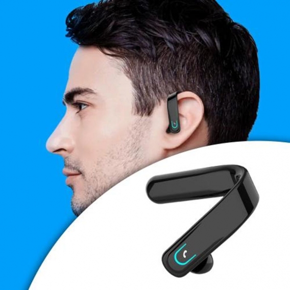 Business Bluetooth 5.0 Ohrhörer Hängender Ohr-Ohrhörer Für Telefone Schwarz+Business Bluetooth 5.0 Ohrhörer Hängender Ohr-Ohrhör